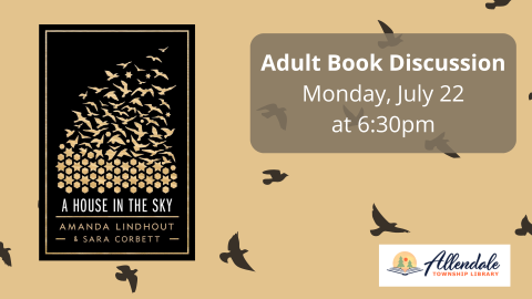 Adult Book Discussion, Monday, July 22 at 6:30 PM