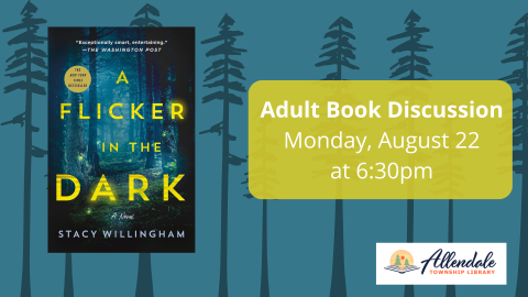 Adult Book Discussion Monday, August 26, 6:30 PM